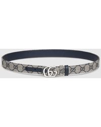 Gucci - Cut Gg Marmont Reversible Belt, Size 100 - Lyst