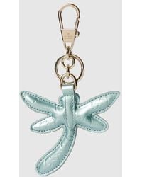 Gucci - Dragonfly-Shaped Keychain, Leather - Lyst