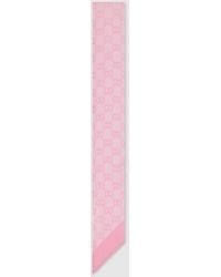 Gucci - Printed Silk Chiffon Ribbon - Lyst