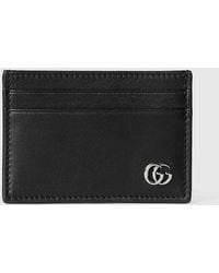 Gucci - Gg Marmont Card Case With Money Clip - Lyst