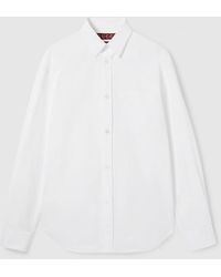 Gucci - Heavy Cotton Poplin Shirt With Embroidery, Size 14 - Lyst