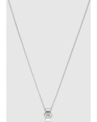 Gucci - Collana Interlocking Con Pendente - Lyst