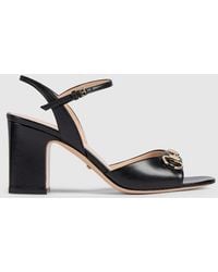 Gucci - Horsebit Leather Sandal - Lyst