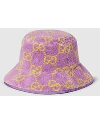 Gucci - GG Terrycloth Jacquard Bucket Hat - Lyst