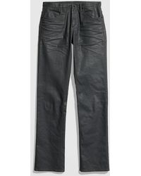 Gucci - Slim Fit Resinated Twill Cotton Pants - Lyst