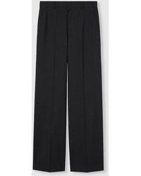 Gucci - Wool Pants With Logo, Size 38 It, Ready-To-Wear - Lyst