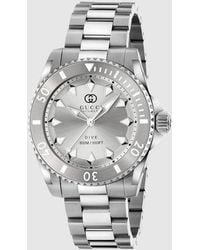 Gucci - Dive Watch, 40Mm, Steel - Lyst