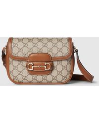 Gucci - Horsebit 1955 Soft Small Shoulder Bag - Lyst