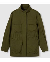 Gucci - Jacke Aus Baumwollcanvas Mit Stickerei, Größe - Lyst