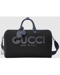 Gucci - Borsa Da Viaggio Con Stampa Misura Grande - Lyst