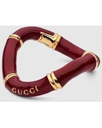 Gucci - Bamboo Cuff Bracelet, Size M, -Toned Metal - Lyst
