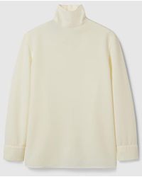 Gucci - テクニカルパナマ シャツ, ホワイト, ウェア - Lyst