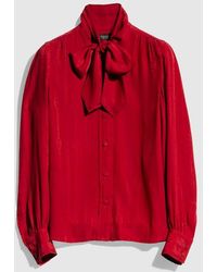 Gucci - Interlocking G Chain Silk Jacquard Shirt - Lyst