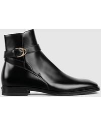 Gucci - Stivaletto Uomo Con Fibbia, Taglia - Lyst