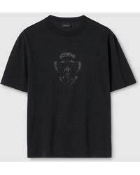 Gucci - Cotton Jersey T-Shirt With Devoré Detail - Lyst