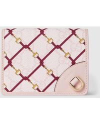 Gucci - Printed Gg Card Case - Lyst