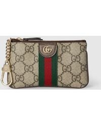 Gucci - Ophidia Zip Key Pouch - Lyst