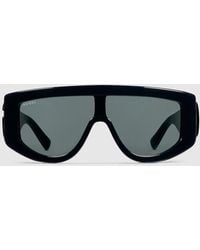 Gucci - Rectangular Frame Sunglasses - Lyst