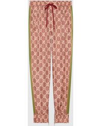 Gucci Floral Silk Silk Pajamas - Pink Loungewear, Clothing - GUC1134623