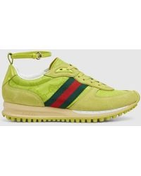 Gucci - 〔グッチ リモーション〕ウィメンズ スニーカー, グリーン, レザー - Lyst