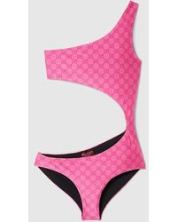 Gucci - GG Stretch Jersey Swimsuit - Lyst