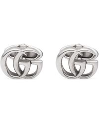 Gucci Cufflinks With Double G - Metallic