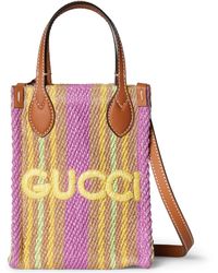 Gucci - Super Mini Bag With Logo - Lyst