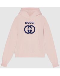 Gucci - Sweatshirt Aus Baumwolljersey Mit Stickerei - Lyst