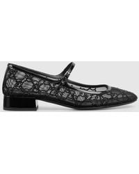 Gucci - Bailarina Plana Con Gg Cristales Para Mujer, Talla - Lyst