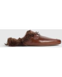 Gucci - Slipper With Horsebit, Leather - Lyst