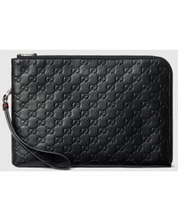 Gucci - Gg Emblem Medium Pouch - Lyst