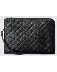 Gucci - Gg Emblem Pouch - Lyst
