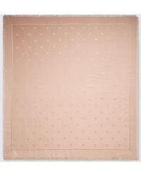 Gucci - Double G Silk Wool Shawl, Wool - Lyst