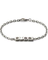 Gucci - Chain Bracelet With Script - Lyst