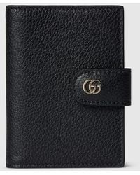 Gucci - Zweifarbiges Gg Marmont Kartenetui - Lyst