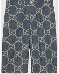 Gucci - GGジャンボ デニム ショートパンツ, Size 29, ブルー, ウェア - Lyst
