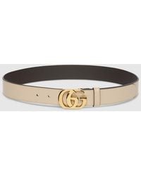 Gucci - Belt With Double G Buckle, Size 100 - Lyst