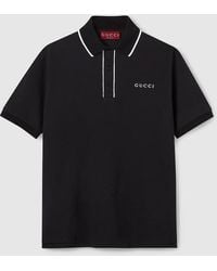 Gucci - Logoed Polo Shirt - Lyst
