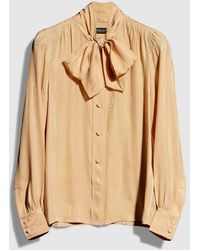 Gucci - Interlocking G Chain Silk Jacquard Shirt - Lyst