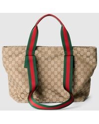 Gucci - Borsa Shopping Con Motivo Gg Misura Piccola - Lyst