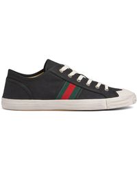 Gucci - Sneaker With Web - Lyst