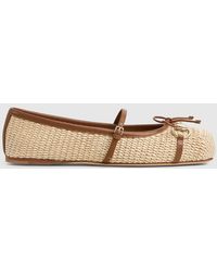 Gucci - Horsebit Ballet Flat, Fabric - Lyst