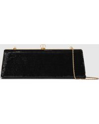 Gucci Broadway Bee Embellished Bag In 9088 White, ModeSens