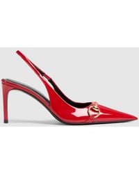 Gucci - Donna Slingback Pump, Leather - Lyst