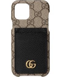 Gucci Funda gg marmont para iphone 12 y iphone 12 pro - Neutro