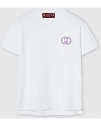 Gucci - Medium Cotton Jersey T-Shirt - Lyst
