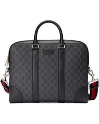 gucci leather briefcase