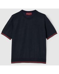 Gucci - Extra Fine Cashmere Silk Top - Lyst
