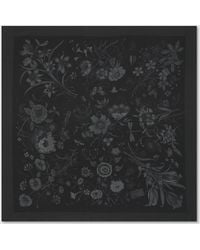 Gucci - Printed Cotton Silk Pocket Square - Lyst