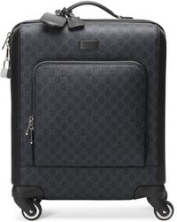 Gucci Gran Turismo gg Supreme Suitcase - Zwart